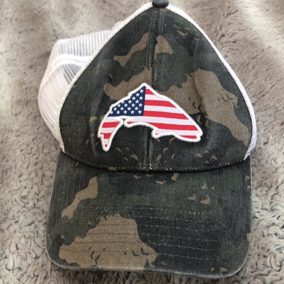 Two fly fishing baseball caps. Great condition.  Orvis and Simms branded. - Picture 3 of 7